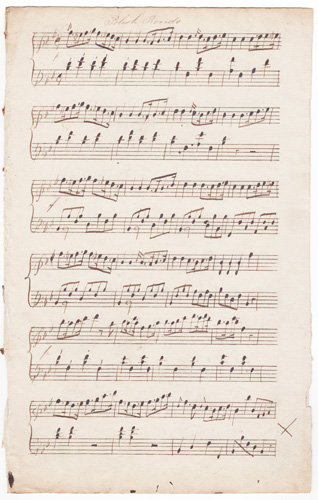 [Handwritten score of a Polish Ronde]